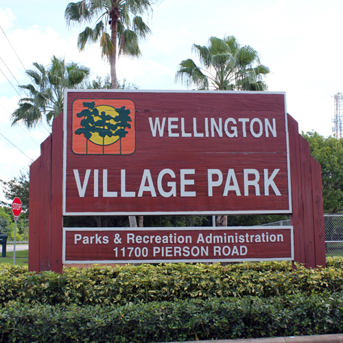 Village Park Entrance